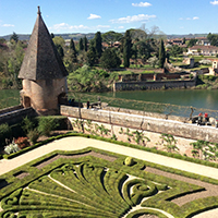 The Bishop's Palace in Albi and the River Tarn